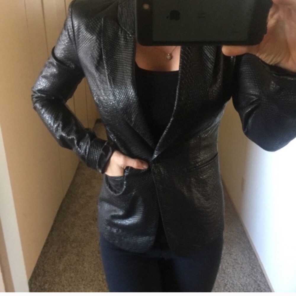 Rachel Zoe Black Leather Jacket⚡️⚡️⚡️